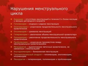 Нарушение менструального цикла в 18 лет