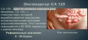 Онкомаркер са125 при беременности