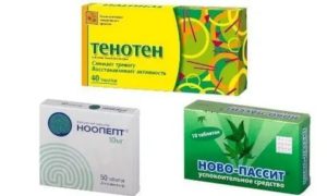 Совместимость ноопепт с успакоительными