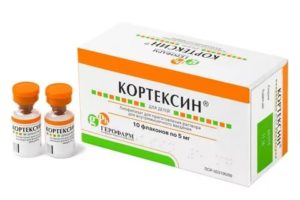 Прием Кортексина и Цераксона (в/м ниъекции)