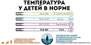 4 месяца Температура 37,5