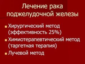 Лечение при раке поджелудочной железы. Таргентная терапия