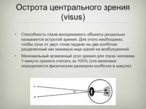 Острота зрения