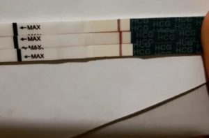 Тесты положительные, начались месячные