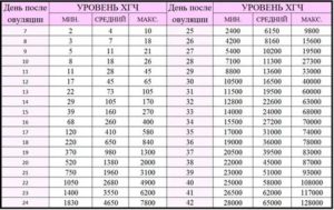 ХГЧ  7,95 через 10 дней после овуляции