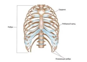 Растяжение хрящей в грудной клетке