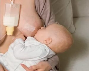 Грудное вскармливание (в одной груди практически нет молока)