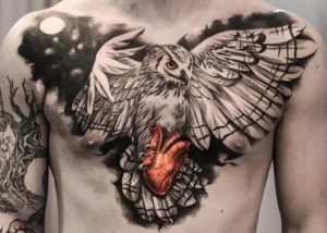 Татуировка на груди