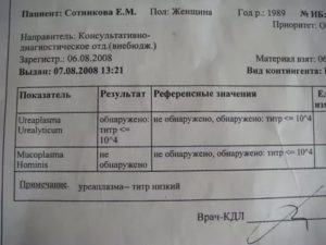 Бакпосев на уреаплазму