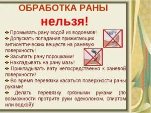 Как лечить рану после пореза ножом