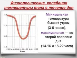 Скачет температура тела в течении дня