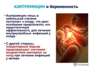 Азитромицин в третьем триместре беременности